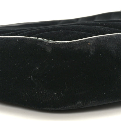 Saint Laurent Velvet Matelasse Monogram Lou Camera Bag Black 8 of 9