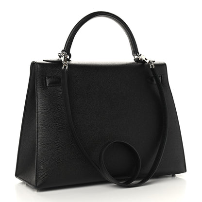 Hermes Epsom Kelly Sellier 32 Black 3 of 14