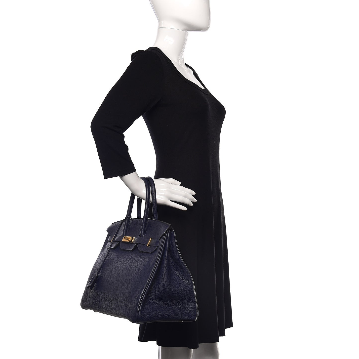 Togo Birkin 35 Bleu Nuit