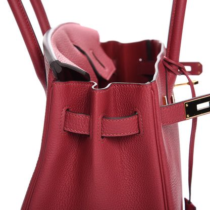 Hermes Togo Birkin 30 Rouge Grenat 12 of 26