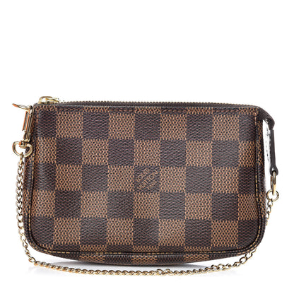 Louis Vuitton Damier Ebene Mini Pochette Accessories 1 of 10