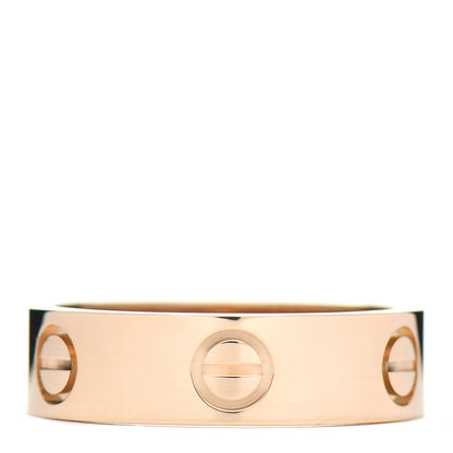 Cartier 18K Yellow Gold 5.5mm LOVE Ring 55 7.25 3 of 5