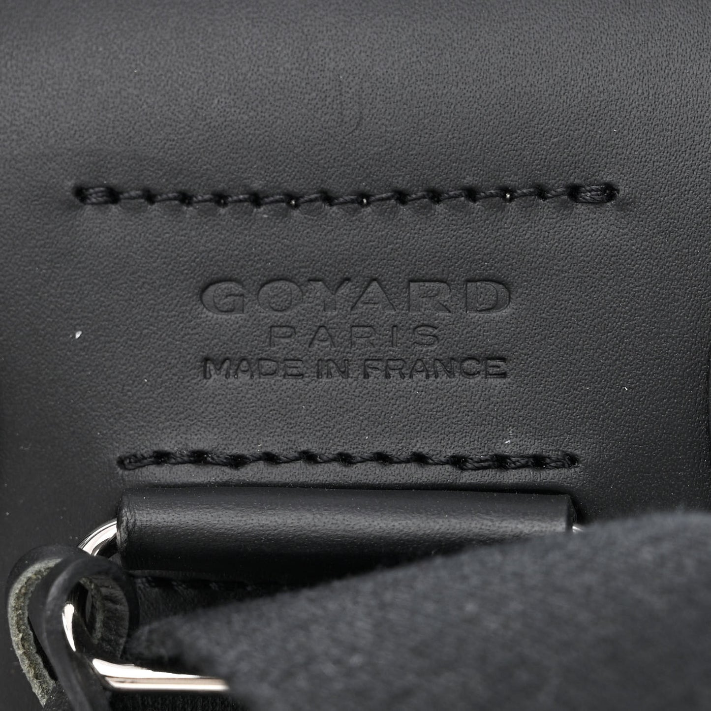 Goyardine Calfskin Alpin MM Backpack Black