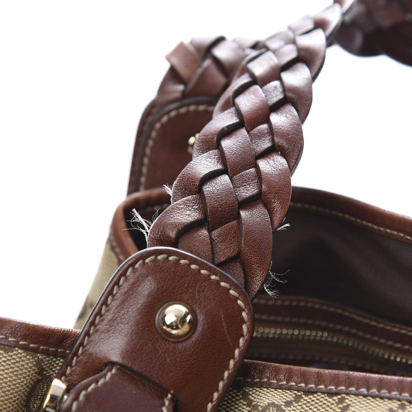 Monogram Medium Pelham Shoulder Bag Brown