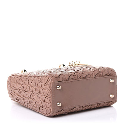 Christian Dior Lambskin Gathered Mini Lady Dior Fard 3 of 9