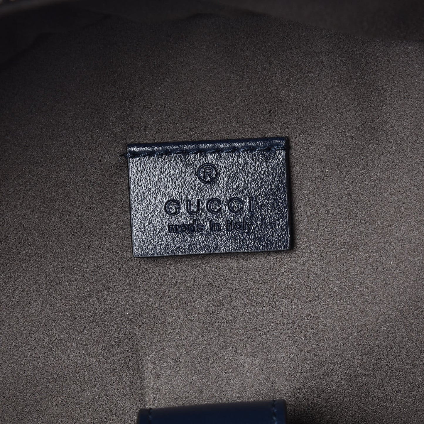 Guccissima Signature Day Backpack Blue