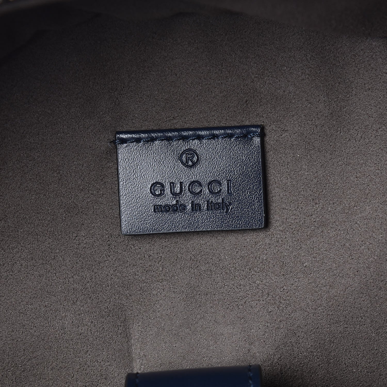 Gucci Guccissima Signature Day Backpack Blue 6 of 9