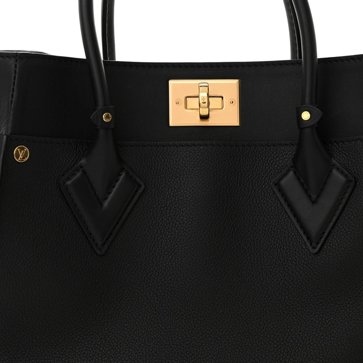 Calfskin Monogram Tufting On My Side Black