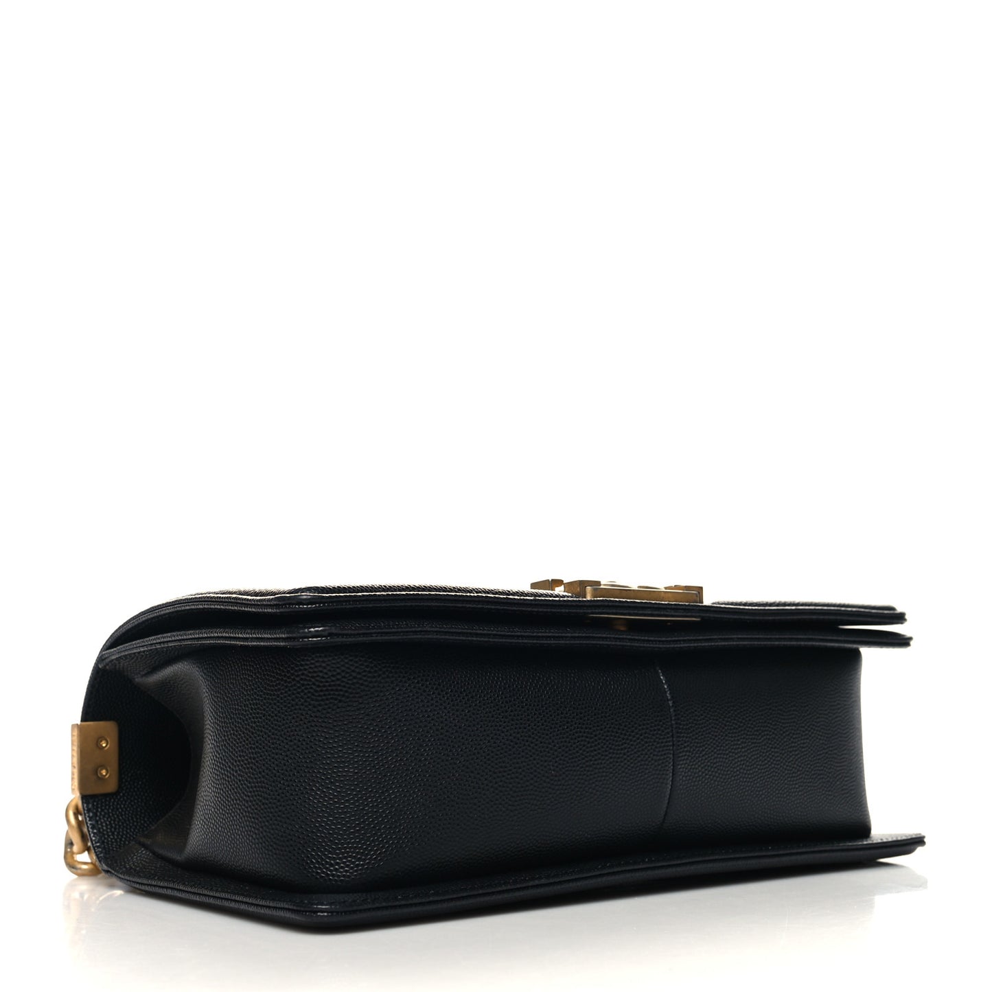 Caviar Quilted Medium Boy Flap Black