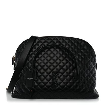 Saint Laurent Calfskin Quilted ES Giant Travel Bag Black 1 of 10