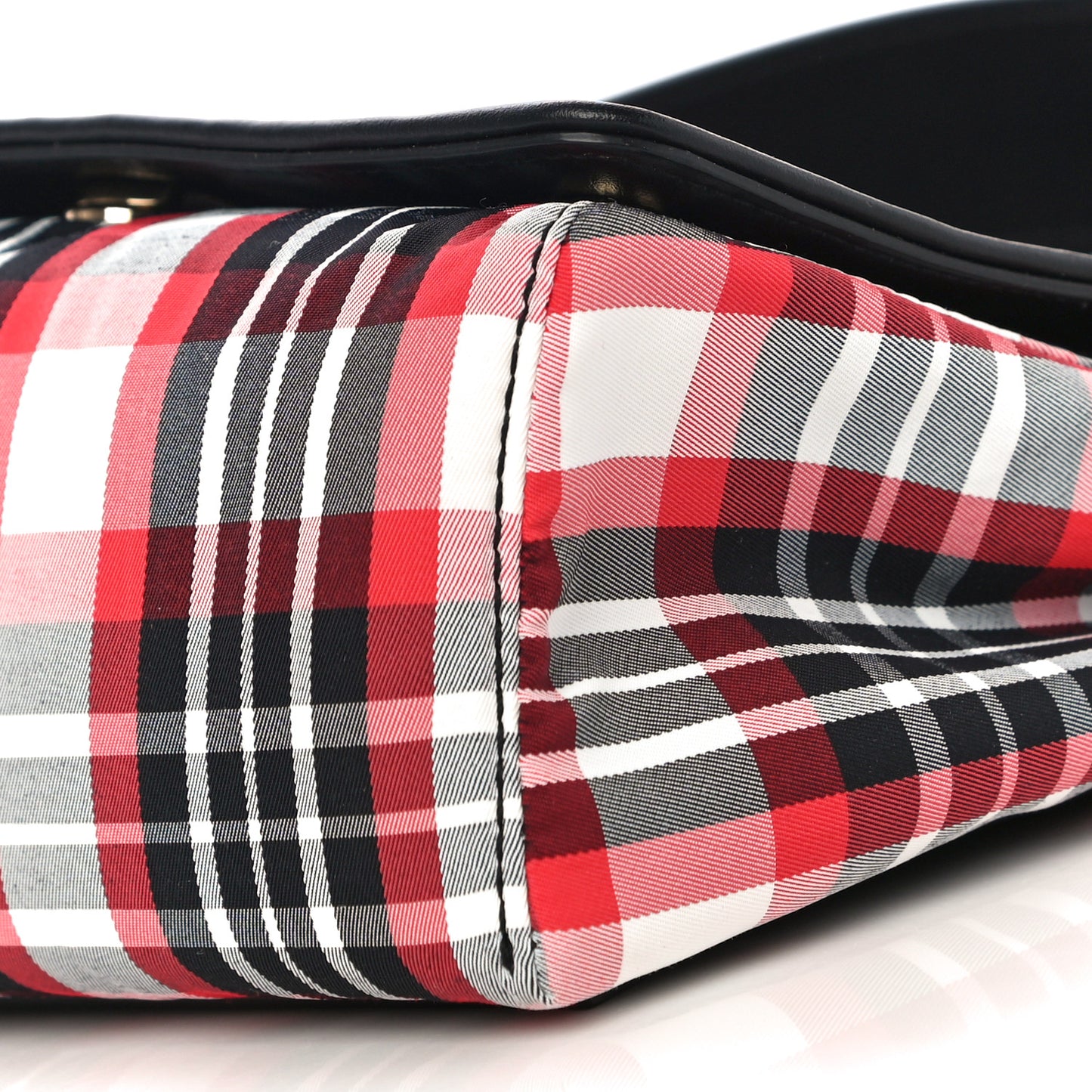 Nylon Hackberry Crossbody Bag Red Black White