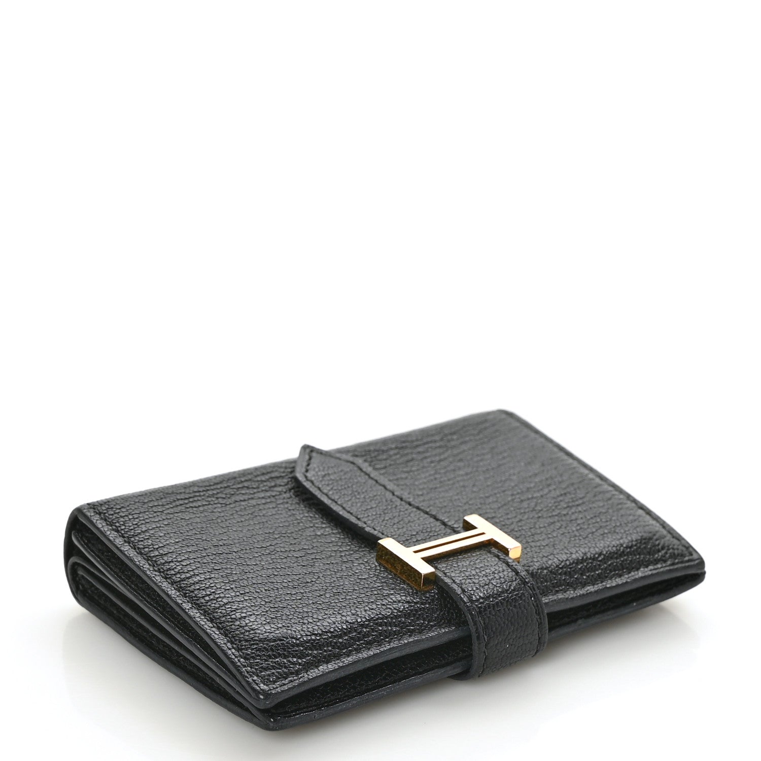 Hermes Chevre Mysore Mini Bearn Wallet Black 4 of 7