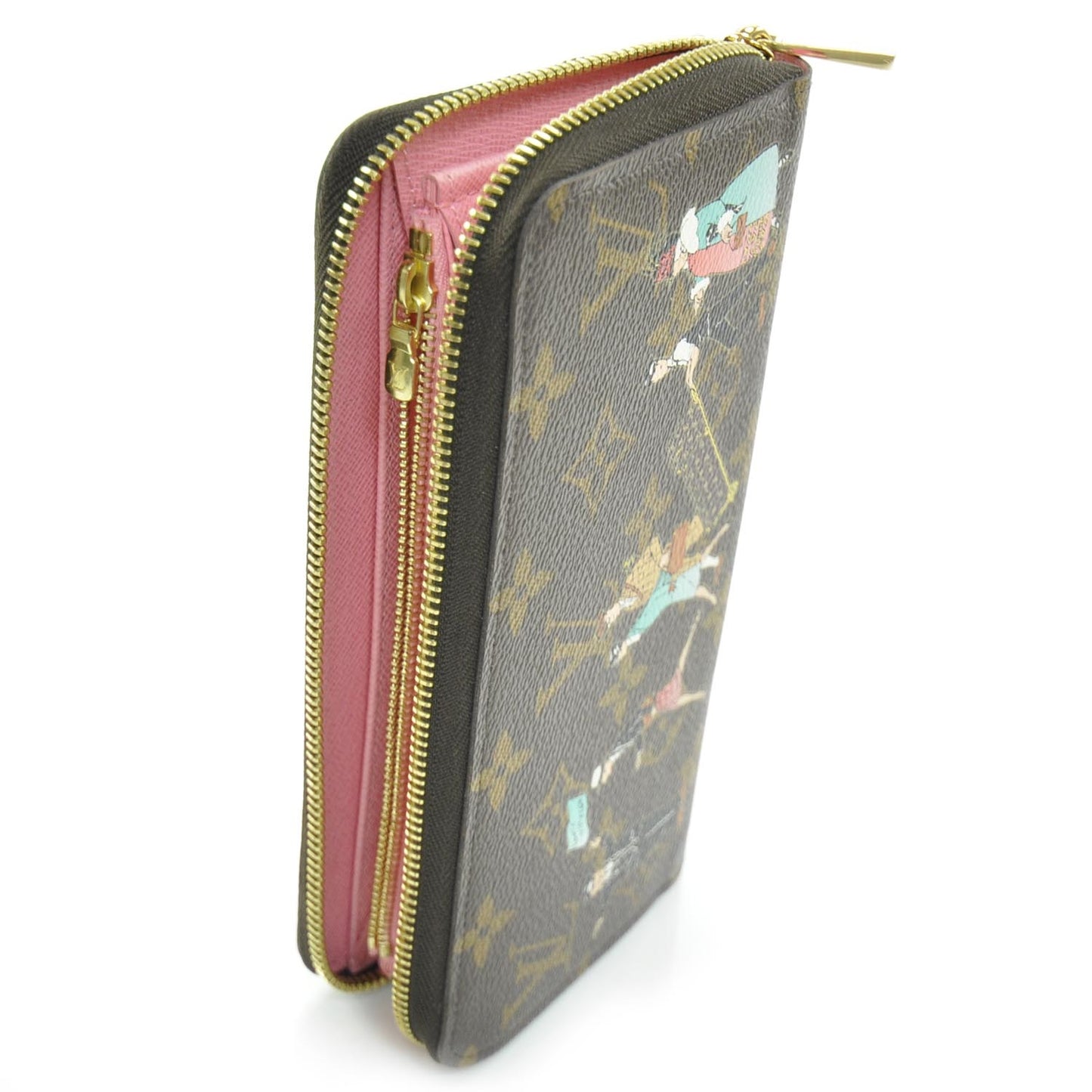Monogram Illustre Zippy Wallet Rose