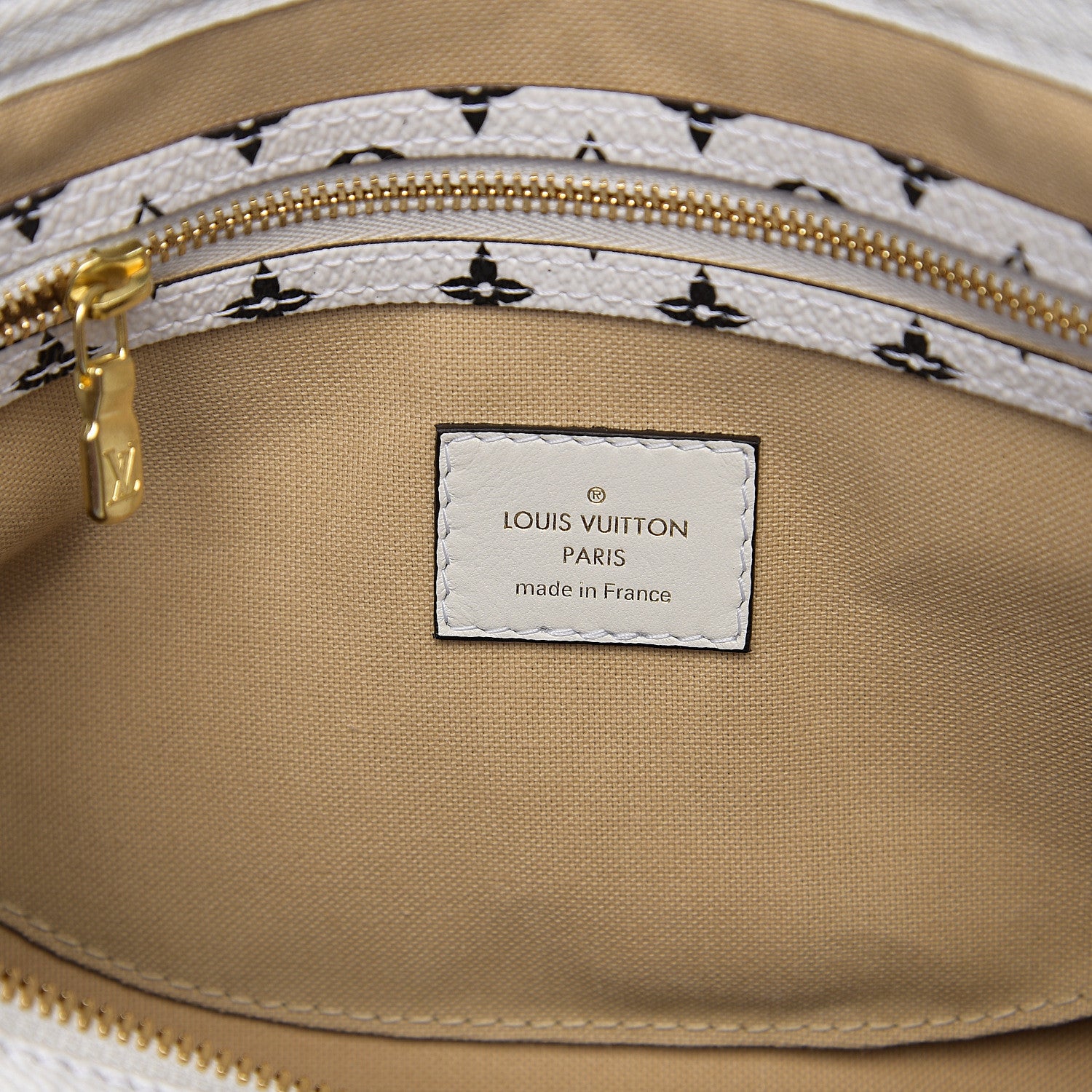 Louis Vuitton Monogram Giant Speedy Bandouliere 30 Kaki Beige 5 of 8