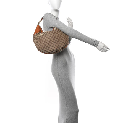 Gucci Monogram Glam Hobo Tan 2 of 12