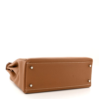 Hermes Togo Kelly Retourne 32 Gold 4 of 12