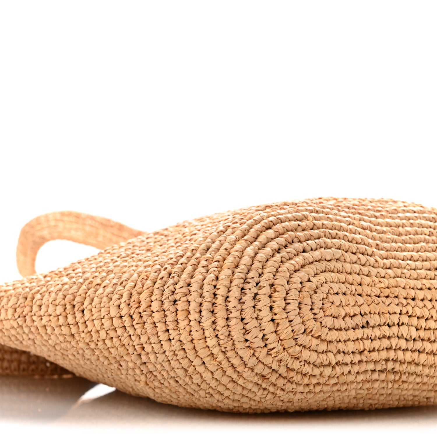 Loewe Raffia Mini Slit Tote Bag Natural Tan 9 of 11