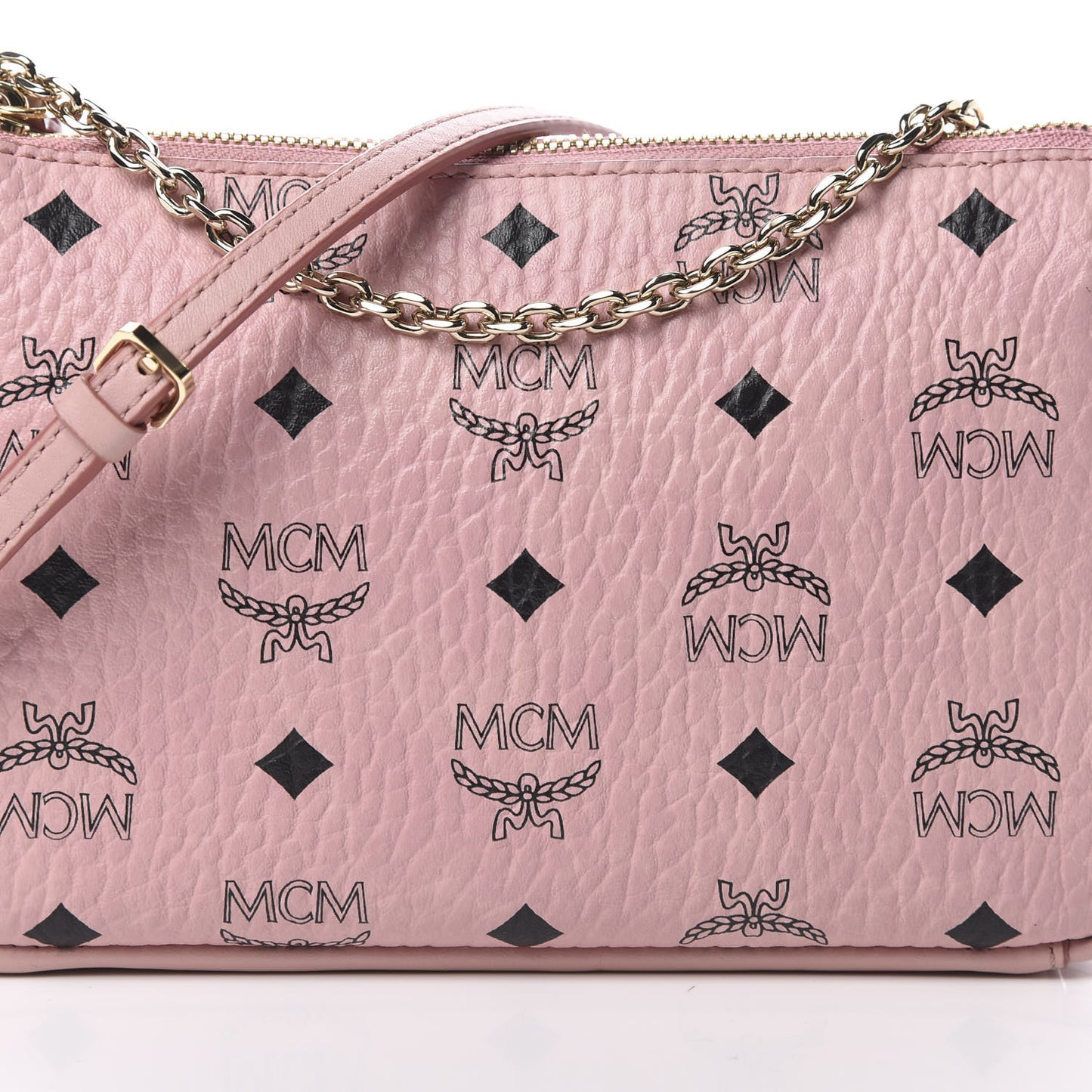 Visetos Medium Millie Zip Crossbody Bag Soft Pink