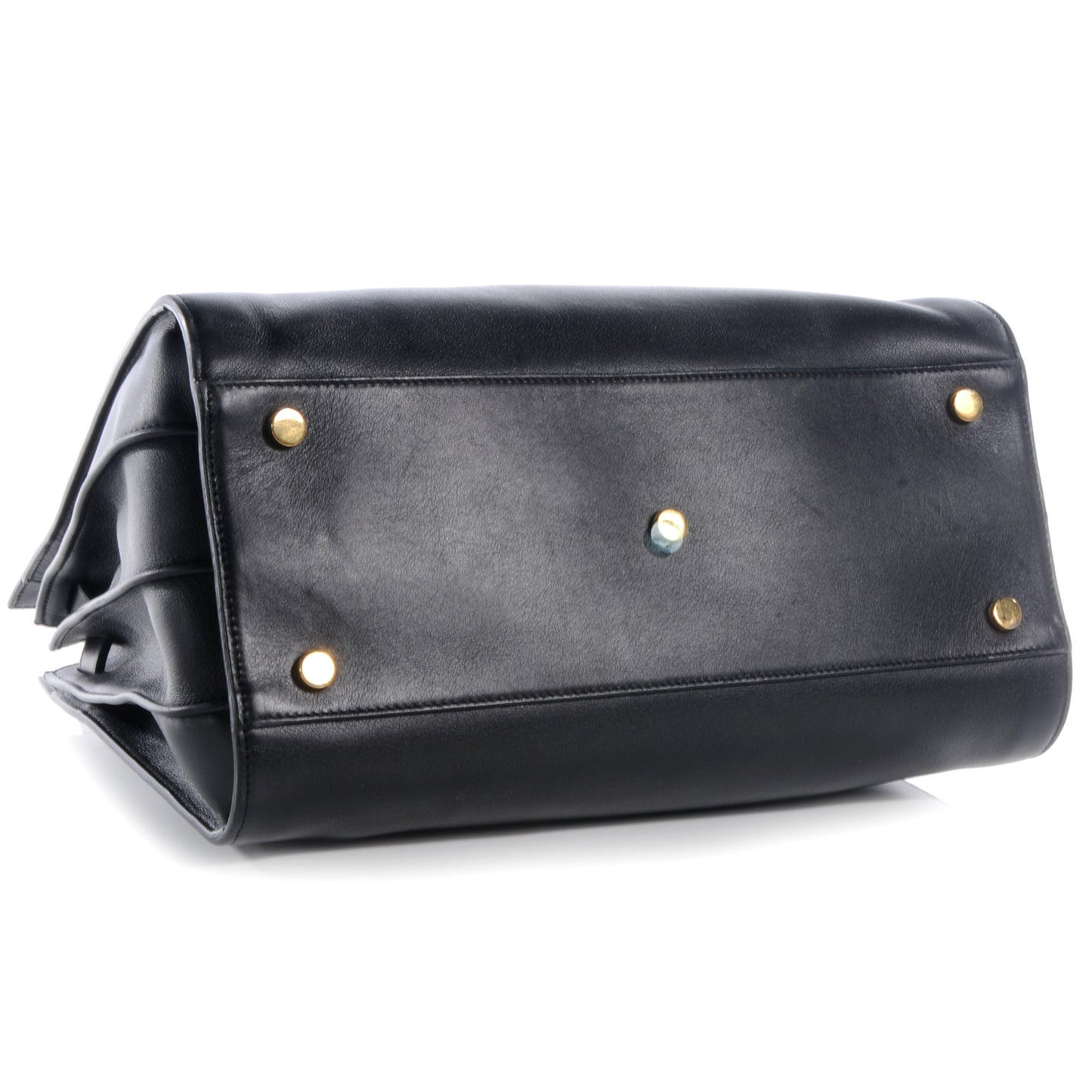 Leather Small Sac de Jour Black