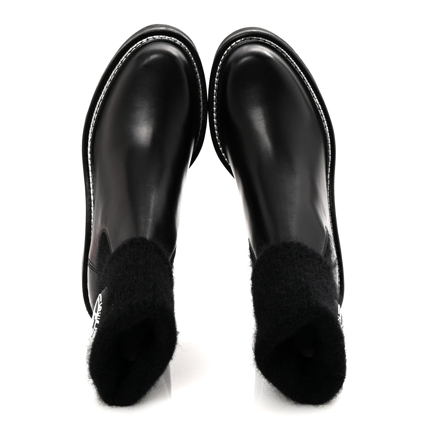 Louis Vuitton Calfskin Beaubourg Ankle Boots 37 Black 2 of 9