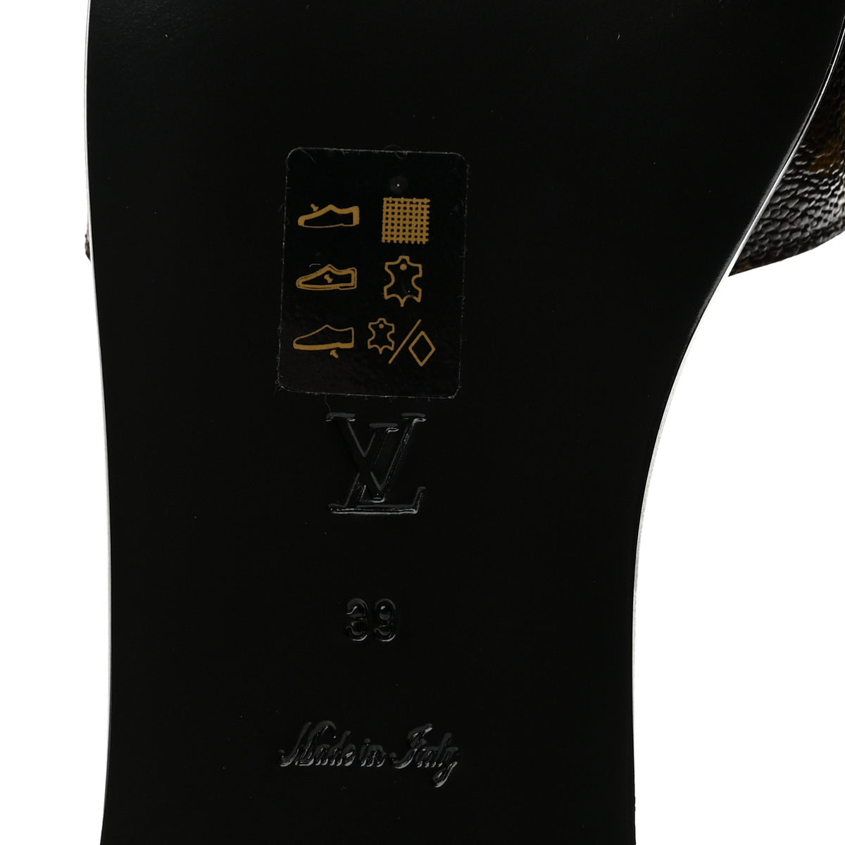 Louis Vuitton Patent Monogram Lock It Flat Mules 39 7 of 11