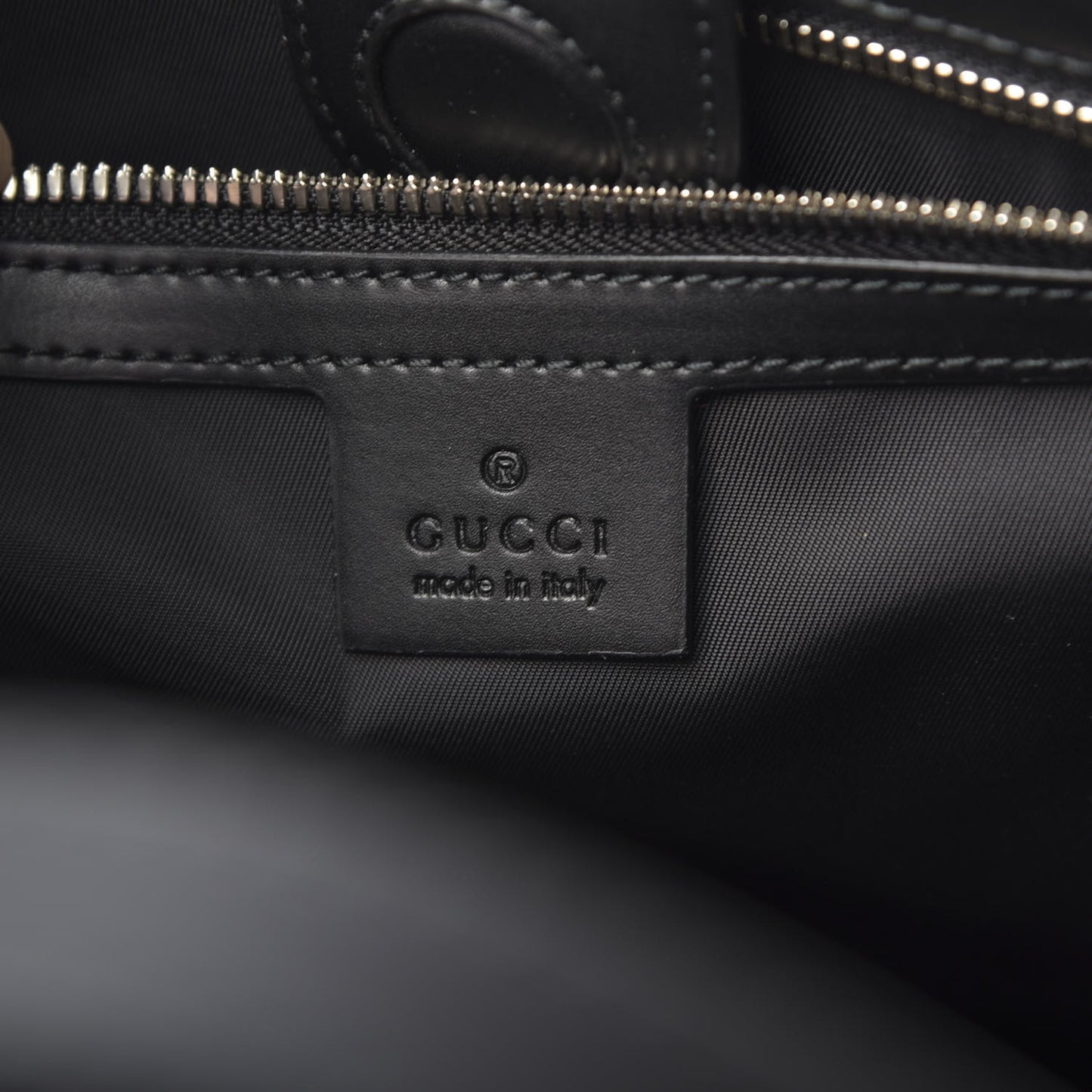 Soft GG Supreme Monogram Web Vertical Tote Black