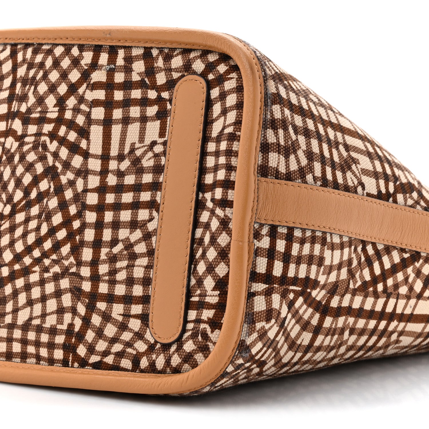 MCM Visetos Medium Liz Reversible Shopper Tote Cognac 16 of 27