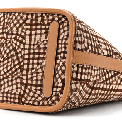 MCM Visetos Medium Liz Reversible Shopper Tote Cognac 16 of 27