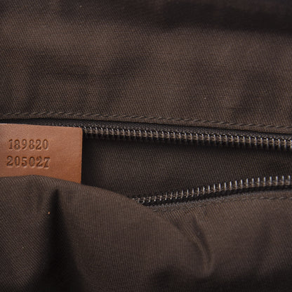 Gucci Monogram Web Stripe Medium Flap Messenger Bag White 7 of 15