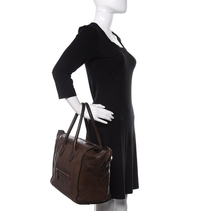 Celine Pebbled Calfskin Mini Luggage Brown 2 of 14