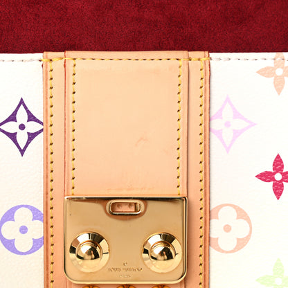 Louis Vuitton Monogram Multicolor Courtney Clutch White 7 of 8