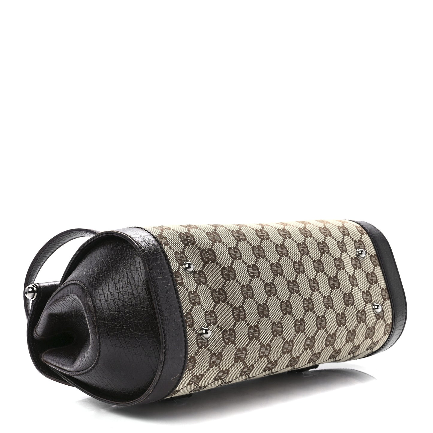 Monogram Bamboo Bullet Bag Dark Brown
