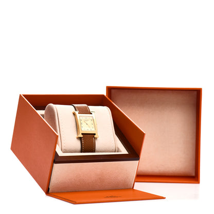 Hermes Stainless Steel Epsom 26mm Heure H Hour Quartz Watch Gold 5 of 5