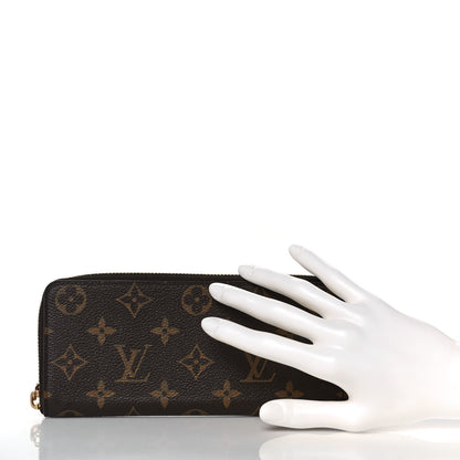 Louis Vuitton Monogram Clemence Wallet Fuchsia 2 of 9