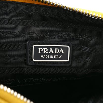 Prada Saffiano Cuir Triangle Wristlet Sole 6 of 8
