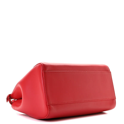 Fendi Nappa Mini Peekaboo Iconic Satchel Fiamma 3 of 9