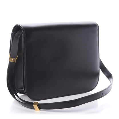 Celine Box Calfskin Medium Classic Box Flap Bag Black 2 of 7