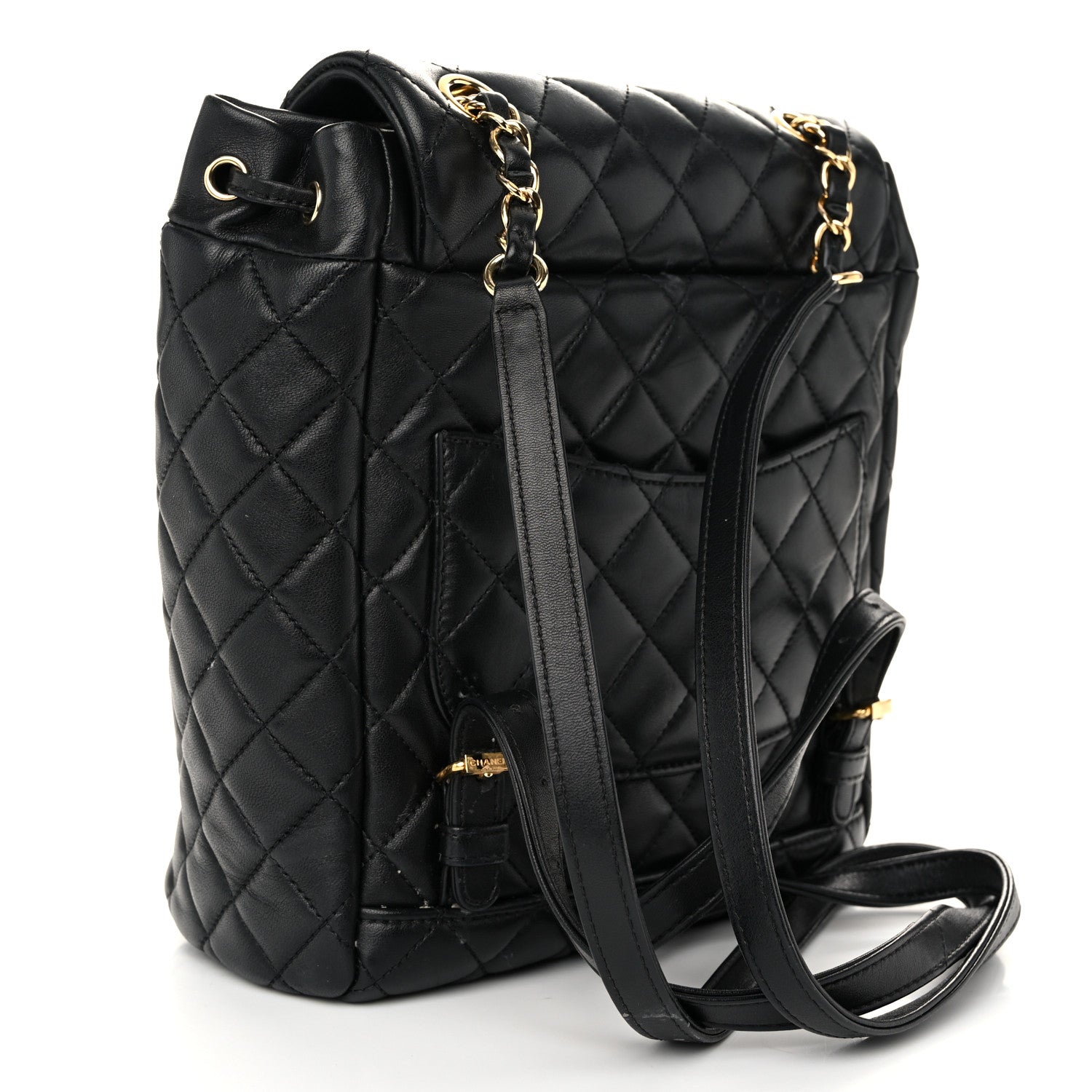 Chanel Lambskin Quilted Small Urban Spirit Backpack Black 3 of 11