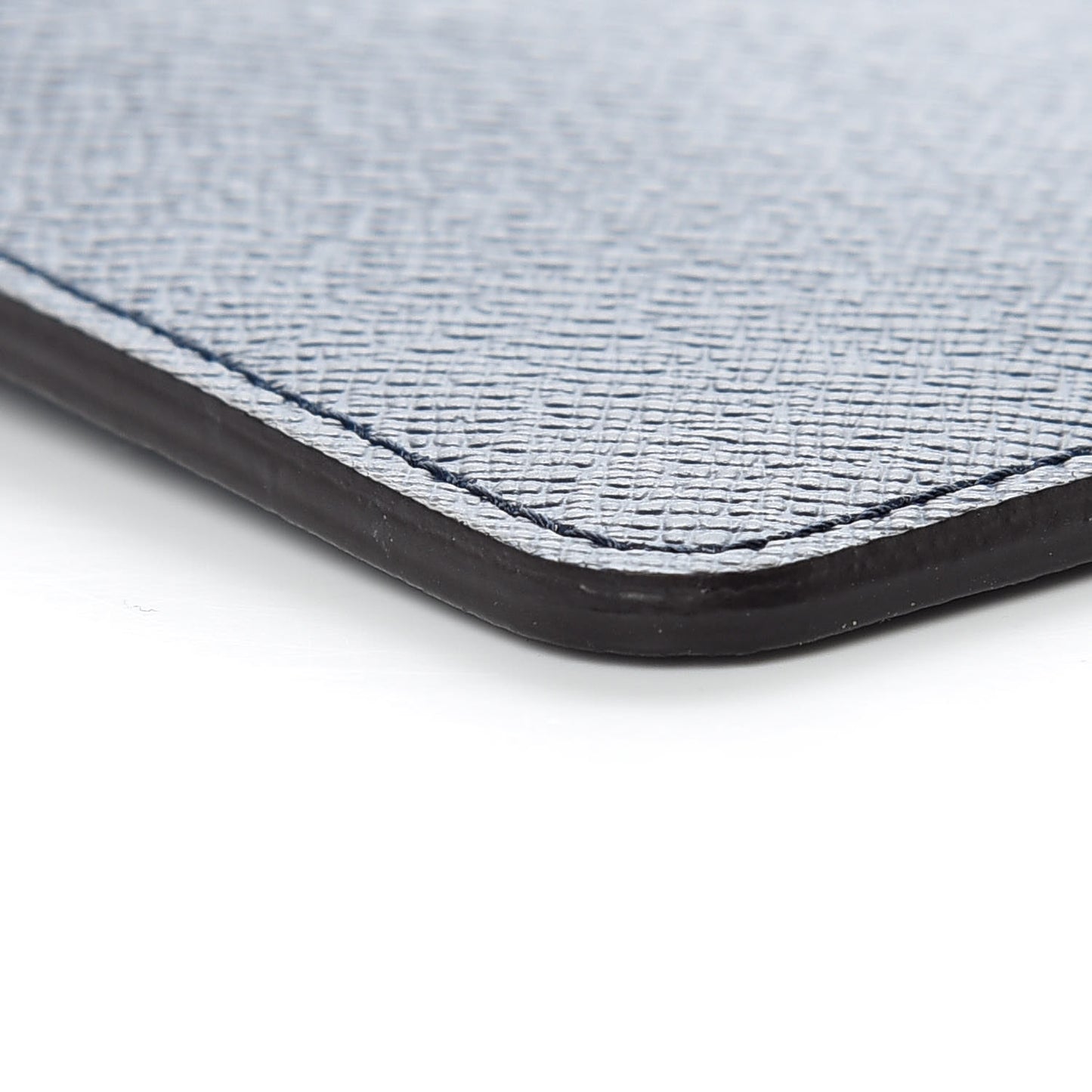 Calfskin Jeanne Wallet Zippered Insert Dark Blue