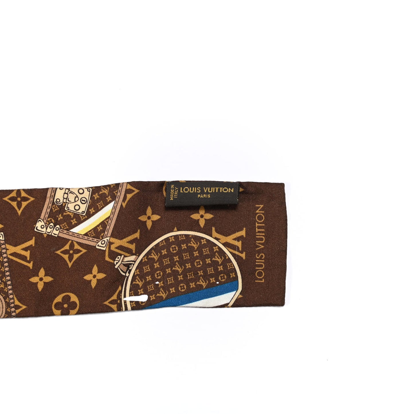Silk Monogram Trunks Bandeau