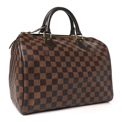 Louis Vuitton Damier Ebene Speedy 30 3 of 9