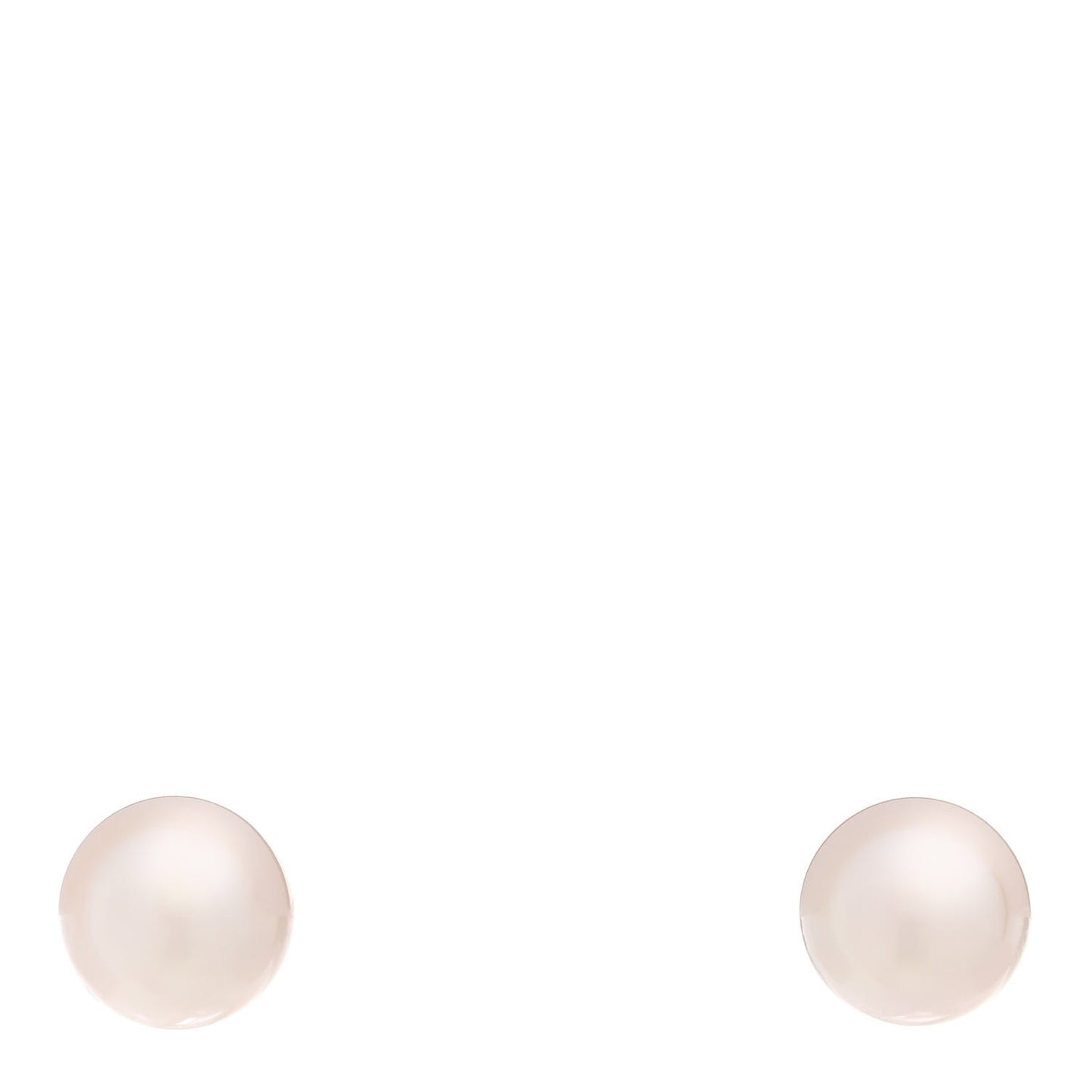18K White Gold Akoya Pearl 7.5-8mm Earrings