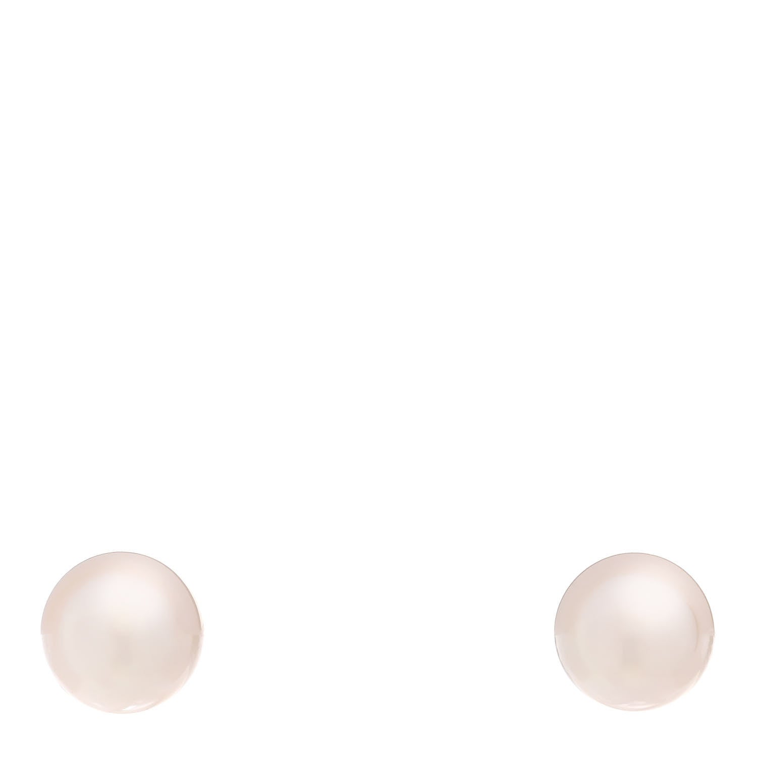 Tiffany 18K White Gold Akoya Pearl 7.5-8mm Earrings 1 of 5