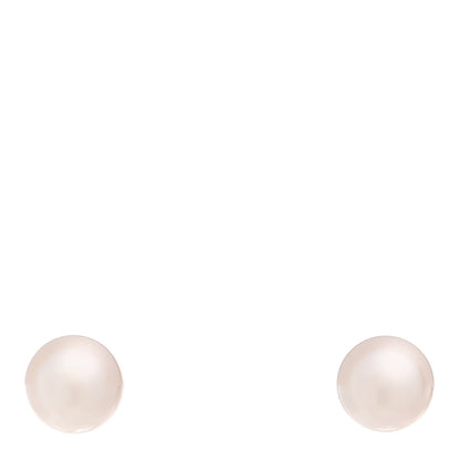 Tiffany 18K White Gold Akoya Pearl 7.5-8mm Earrings 1 of 5