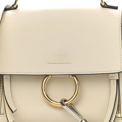 Chloe Calfskin Mini Faye Day Shoulder Bag Off White 8 of 11