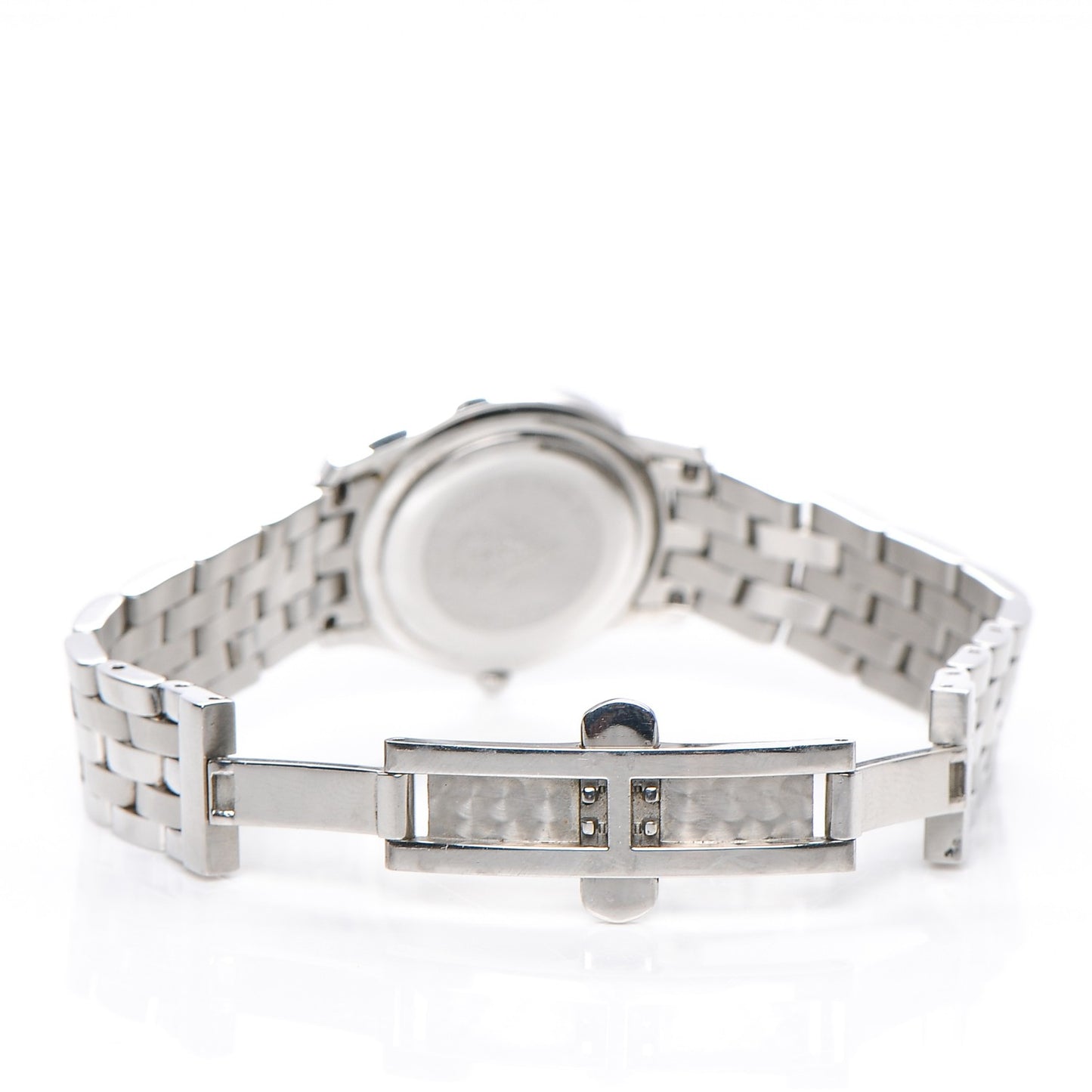 Stainless Steel Diamond 27mm 5500L Quartz Watch Black