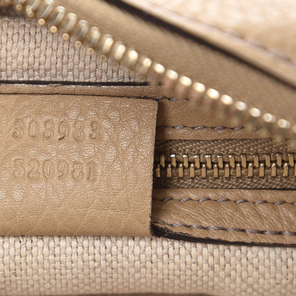 Gucci Pebbled Calfskin Small Soho Bowler Camelia 7 of 12