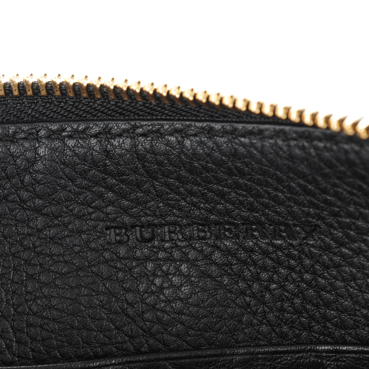 Burberry Calfskin Suede Patchwork Peyton Crossbody Clutch Bag Black 6 of 11