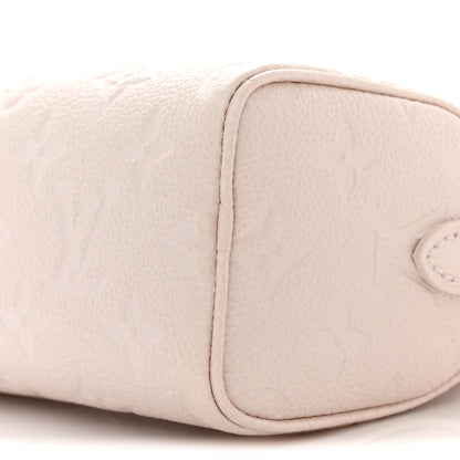 Louis Vuitton Empreinte Monogram Nano Speedy Snowy Pearl 9 of 10