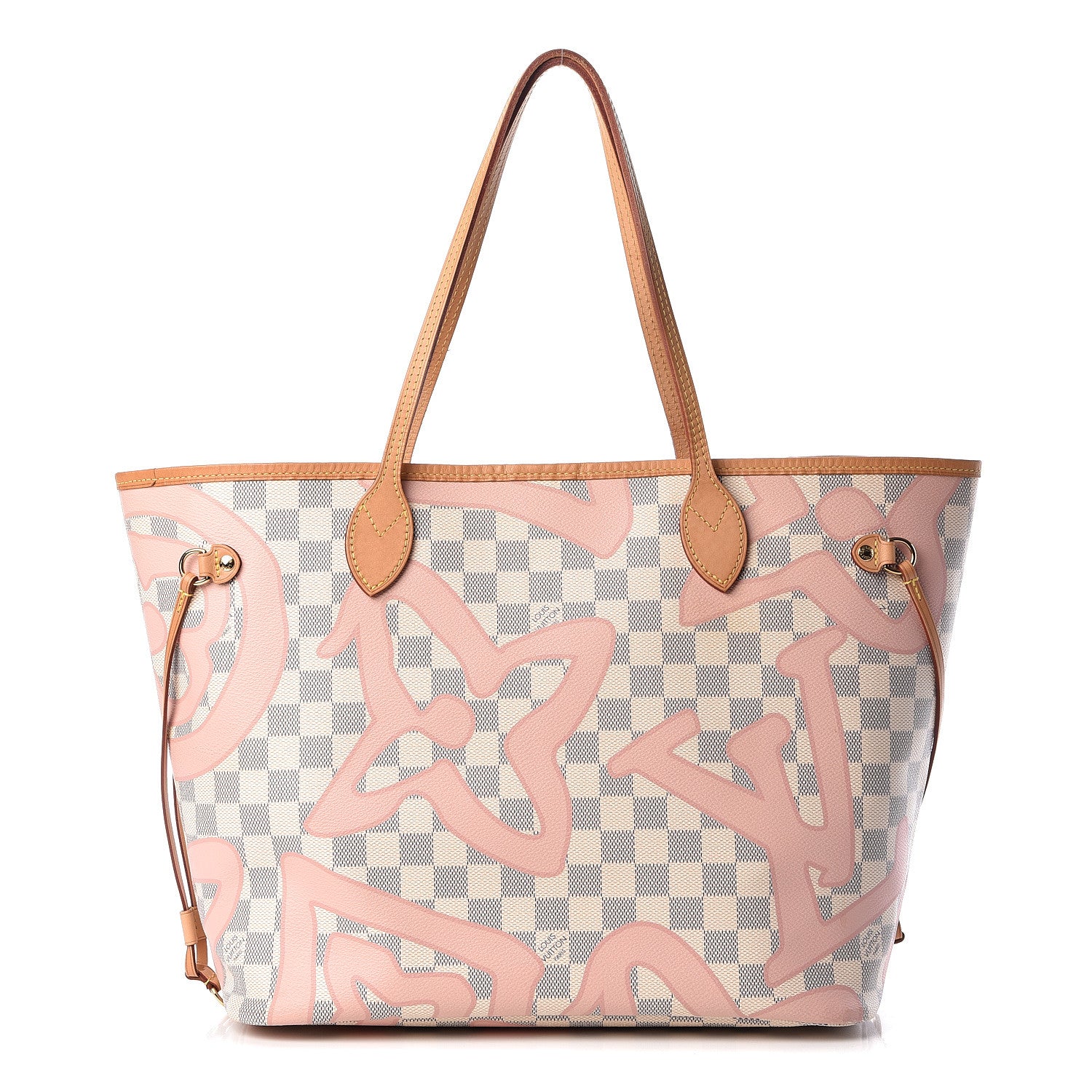 Louis Vuitton Damier Azur Tahitienne Neverfull MM 3 of 14